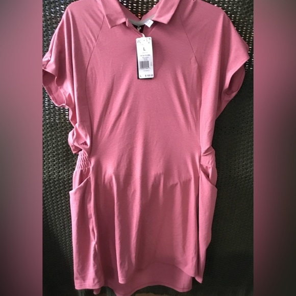 adidas Dresses & Skirts - NWT Adidas Women’s Pink Golf/Sport Dress w/Pockets (Shorts Incld); Size L